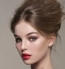 Make-up з ягідними відтінками помади відтінками