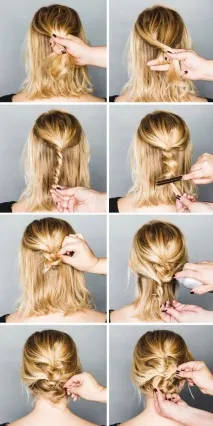 Новорічні зачіски на коротке волосся 2016, HAIR FRESH зачіски