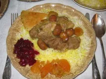 Плов із каштанами -туршу говурма - покроковий рецепт з фотографіями каштанами