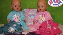 Приміряємо одяг для ляльки Бебі Бон (Baby born doll) перенесення 2 в 1 бебі