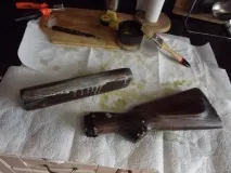 Просочення ложе лляною олією просочення