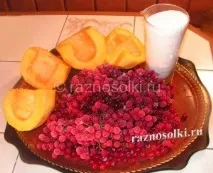 Пюре з гарбуза з калиною гарбуз