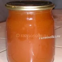 Пюре з гарбуза з калиною пюре