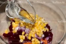 Салат з буряка з кукурудзою – рецепт приготування з фото буряка