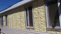 Утеплення стін пінополіуретаном стін