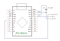 USB адаптер сигналу PPM на основі плати Arduino Pro Micro сигналу