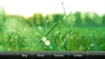 Меню сайту у стилі Windows Vista меню
