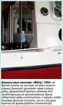 Місцеві вентиляційні обігрівачі на яхті місцеві