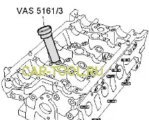 Спецінструмент для групи VAG 5161