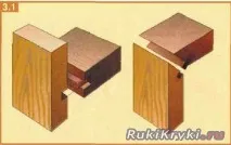 Стольярні з’єднання,Руки-гаки деталей