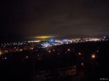 Дивна заграва у нічному небі Всеволожськ