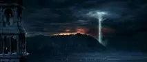 Дивна заграва у нічному небі дивна