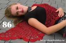 Схеми в’язання гачком шалей та палатинів язання