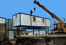 Монтаж плити перекриття, автокран для укладання плит плити