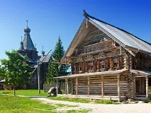Вітославиці - музей народної дерев’яної архітектури у Великому Новгороді дерев