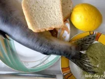 Запечена горбуша в хлібних крихтах. хлібних