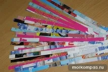 Зірочка щастя в техніці орігамі зірочка