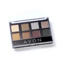 Палетка тіней Avon Палітра для очей 8 в 1 - «Мила палетка для спекотної брюнетки) Avon радує своїх палітра