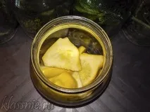 Патисони мариновані на зиму - пальчики оближеш, фото рецепт мариновані