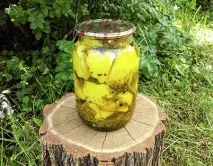 Патисони мариновані на зиму - пальчики оближеш, фото рецепт мариновані
