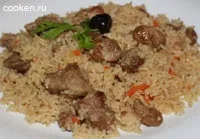 Плов з куркою. плову