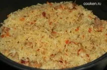 Плов з куркою. плову