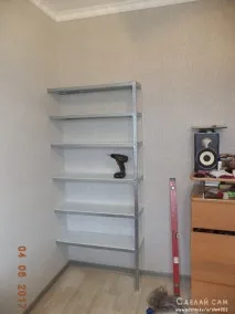 Полиці для інструментів з профілів та ПВХ панелей, Зроби Сам інструментів