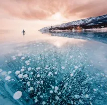 Подорож замерзлим Байкалом, ФОТО НОВИНИ замерзлим