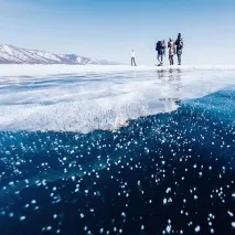 Подорож замерзлим Байкалом, ФОТО НОВИНИ подорож