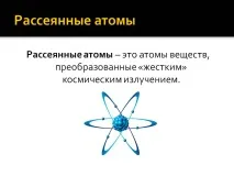 Розсіяні атоми - Презентація 84623-12 атоми