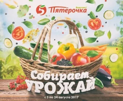 Акції в магазині п'ятірочка з 8 серпня 2017 каталог що цікавого