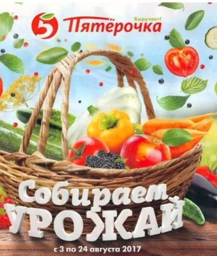 Акції в магазині п'ятірочка з 8 серпня 2017 каталог що цікавого