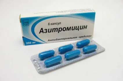 Азитроміцин при гаймориті, ефективність антибіотика (антибіотика) Азитроміцин при гаймориті, ефективність антибіотика
