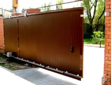 Автоматичні відкатні ворота установка і ціна (відкатні ворота автоматичні) Автоматичні відкатні ворота установка і ціна