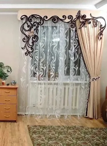 Бандо для штор фото жорсткий ламбрекен що таке бандо, маленький і твердий, новинки для вітальні і