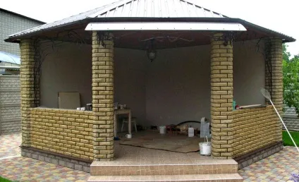 Альтанки з цегли - фото огляд кращих проектів (цегли) Альтанки з цегли - фото огляд кращих проектів