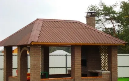 Альтанки з цегли - фото огляд кращих проектів (цегли) Альтанки з цегли - фото огляд кращих проектів