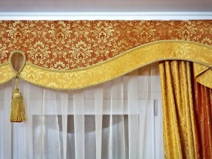 Бандо для штор фото жорсткий ламбрекен що таке бандо, маленький і твердий, новинки для вітальні і