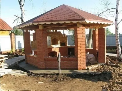 Альтанки з цегли - фото огляд кращих проектів (альтанки) Альтанки з цегли - фото огляд кращих проектів