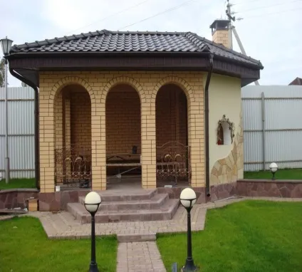 Альтанки з цегли - фото огляд кращих проектів (огляд) Альтанки з цегли - фото огляд кращих проектів