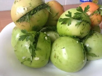 Бочкові зелені помідори, рецепти з фото (помідори) Бочкові зелені помідори, рецепти з фото