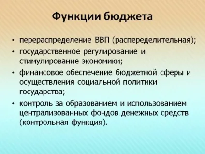 Бюджет - це визначення поняття, особливості