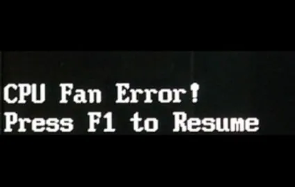 Що це таке і як виправити cpu fan error