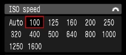 чутливість iso