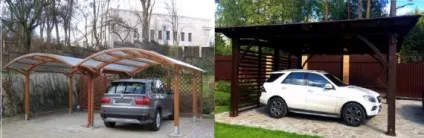 Дерев'яний навіс своїми руками