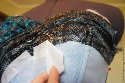 Декорування ліфа віяловими складками - ярмарок майстрів - ручна робота, handmade (шовк) Декорування ліфа віяловими складками - ярмарок майстрів - ручна робота, handmade
