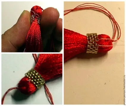Робимо шовкові кисті для біжутерії - ярмарок майстрів - ручна робота, handmade (нитки поліестер) Робимо шовкові кисті для біжутерії - ярмарок майстрів - ручна робота, handmade