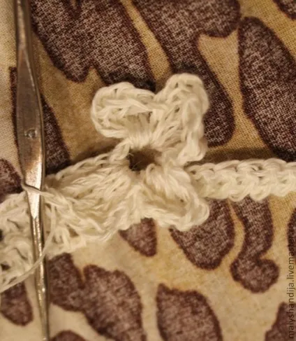 Робимо грецький ободок - ярмарок майстрів - ручна робота, handmade (двома накидами стовпчик накиду) Робимо грецький ободок - ярмарок майстрів - ручна робота, handmade