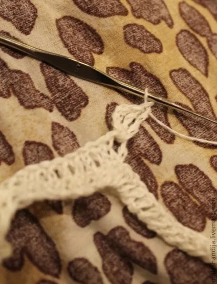 Робимо грецький ободок - ярмарок майстрів - ручна робота, handmade (двома накидами стовпчик накиду) Робимо грецький ободок - ярмарок майстрів - ручна робота, handmade