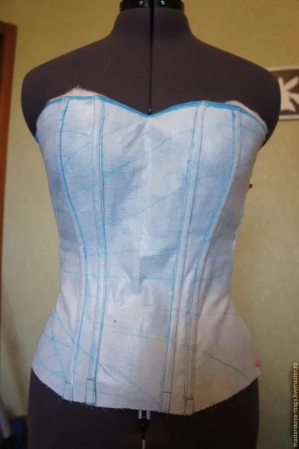 Декорування ліфа віяловими складками - ярмарок майстрів - ручна робота, handmade (робота) Декорування ліфа віяловими складками - ярмарок майстрів - ручна робота, handmade